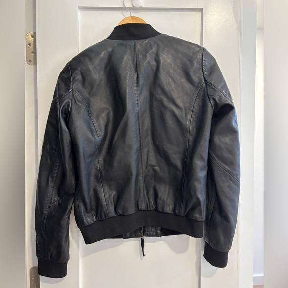 Norwegian leather bomber jacket - Picture 7 of 7